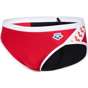 Arena icons swim brief solid red/white l - uk36