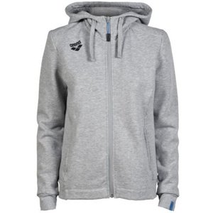 Arena women team hooded jacket panel medium grey/heather l