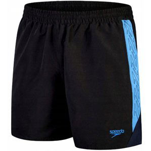 Speedo hyper boom splice 16 watershort black/beach blue/true navy xl -