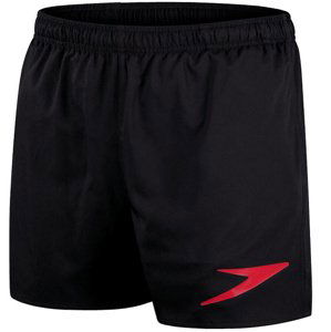 Speedo sport logo 16 watershort black/fed red s - uk32