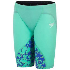 Speedo fastskin lzr ignite jammer green glow/cobalt pop 4xs - uk24