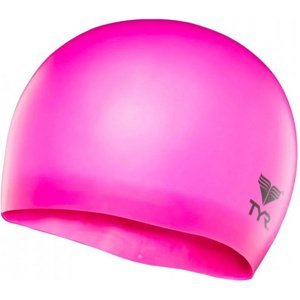 Plavecká čiapka tyr wrinkle-free silicone youth cap ružová