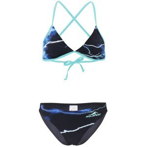 Aquafeel flash sun bikini black/blue xs - uk30