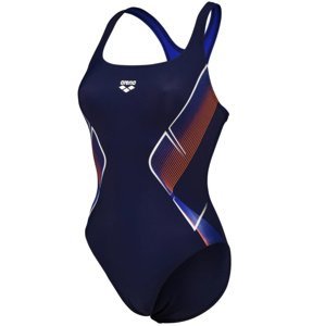 Arena my crystal swimsuit control pro back navy/neon blue l - uk36