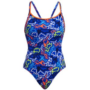 Funkita broken hearts diamond back one piece m - uk34