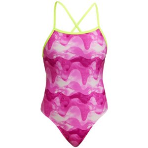 Funkita pink caps tie me tight one piece s - uk32