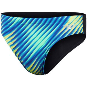 Speedo allover digital 7cm brief black/true cobalt s - uk32