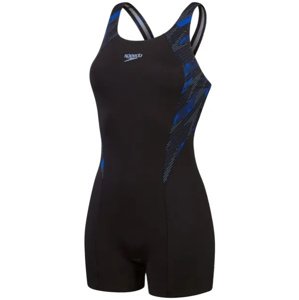 Speedo hyperboom splice legsuit black/true cobalt/curious blue m -