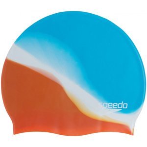 Plavecká čiapka speedo multi coloured silicone cap modro/oranžová