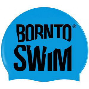 Plavecká čiapka borntoswim classic silicone modrá