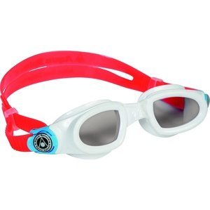 Detské plavecké okuliare aqua sphere moby kid bielo/červená