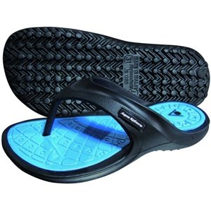 Detské žabky aqua sphere tyre junior black/light blue 31