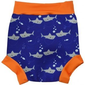 Plavky pre dojčatá splash about happy nappy shark orange xxl