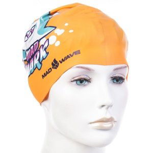 Detská plavecká čiapka mad wave mad shark swim cap junior