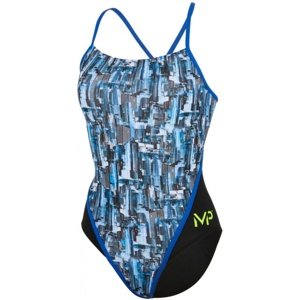 Dámske plavky michael phelps city racing back multicolor/black 24