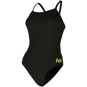 Dámske plavky michael phelps solid mid back black 22