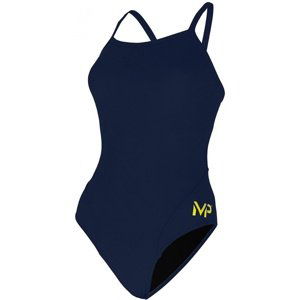 Dámske plavky michael phelps solid mid back navy 22