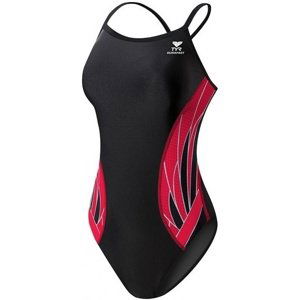 Dámske plavky tyr phoenix diamondfit black/red 32