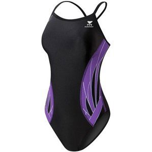 Dámske plavky tyr phoenix diamondfit black/purple 26