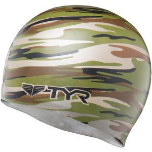 Tyr camo swim cap zelená