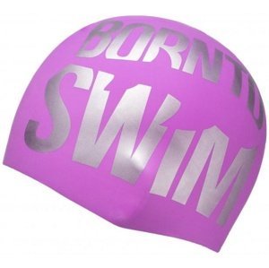 Plavecká čiapka borntoswim seamless swimming cap fialová