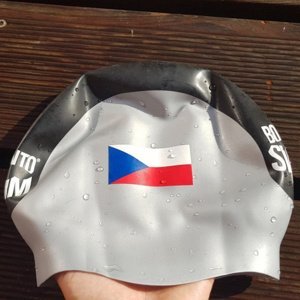 Plavecká čiapka borntoswim czech team seamless swimming cap