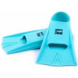 Borntoswim junior short fins turquoise s