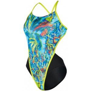 Dámske plavky michael phelps oasis open back multicolor/black 30