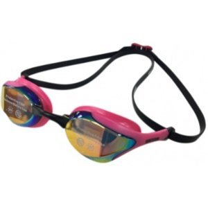 Plavecké okuliare borntoswim elite mirror swim goggles ružová