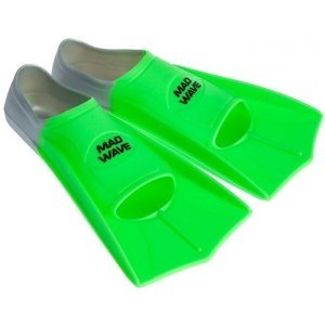 Plavecké plutvy mad wave short training fins green 37/38