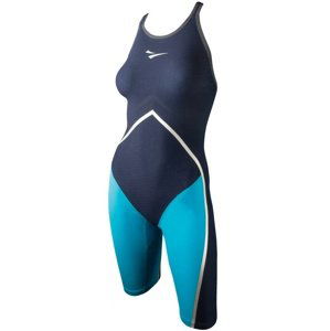 Finis rival closed back kneeskin navy/aqua 22