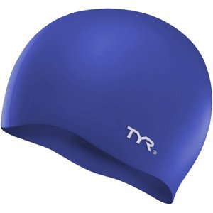 Detská plavecká čiapka tyr wrinkle-free silicone youth cap modrá