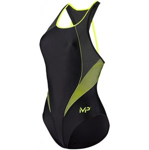 Dámske plavky michael phelps hanoi black/bright yellow 28