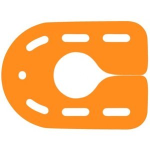 Plavecká doska matuska dena rehabilitation float oranžová