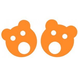 Nadľahčovacie krúžky matuska dena bear rings 160x38mm oranžová