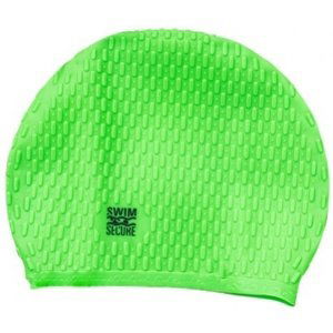 Plavecká čiapka swim secure bubble swim hat zelená