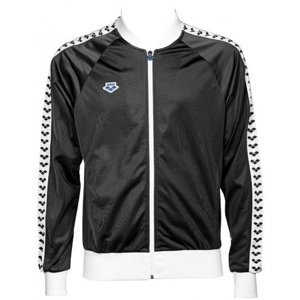 Pánska bunda arena m relax iv team jacket black/white m