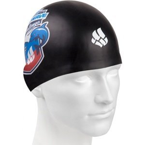 Plavecká čiapka mad wave challenge swim cap čierna