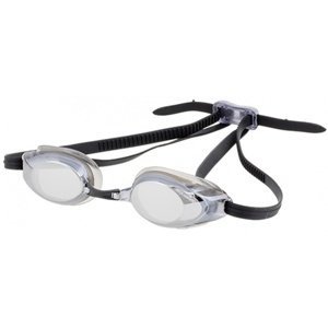 Plavecké okuliare aquafeel glide mirrored čierna/strieborná