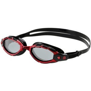 Plavecké okuliare aquafeel loon polarized čierno/červená