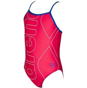 Dievčenské plavky arena kids girl one piece freak rose/neon blue 20