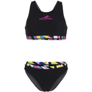 Dámske plavky aquafeel stripe confusion racerback black/multi 30