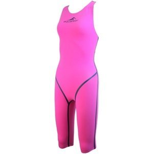 Dámske plavky na sút'aže aquafeel neck to knee oxygen racing pink