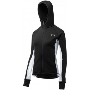 Dámska mikina tyr female victory warm-up jacket black/white xxs