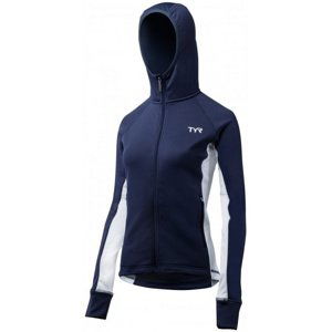 Dámska mikina tyr female victory warm-up jacket navy/white m