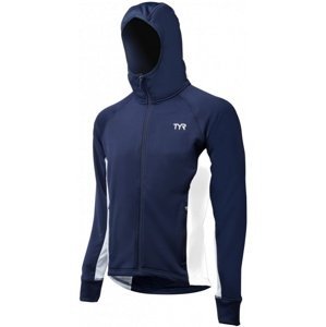 Mikina tyr male victory warm-up jacket navy/white xs