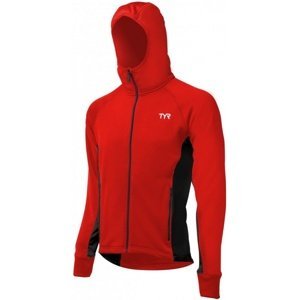 Mikina tyr male victory warm-up jacket red/black s