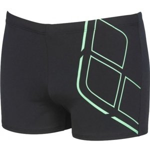 Pánske plavky arena essentials short black/golf green 32