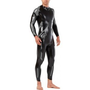 Pánsky plavecký neoprén 2xu propel pro wetsuit black/silver mt