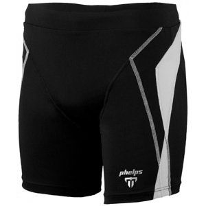 Pánske plavky michael phelps keijy boxer black/dark grey 34